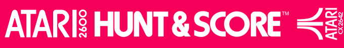 Hunt & Score logo for Atari 2600